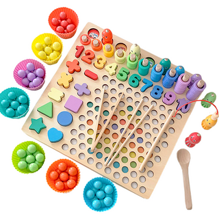 앤도르프 원목 교구 풀세트, 혼합색상, 1개