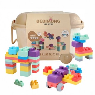 베비몽 소프트 말랑 블럭 대형, 베비몽소프트말랑블럭80P, 1개