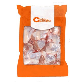 치킨마켓 국내산 냉장 닭정육 통정육 닭다리살 5kg (1kg X 5팩), 5개