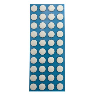 0.6mm 밸런스형 원형 도트 피트 모든 마우스 사용 가능, 블랙 10세트(40개)