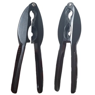 본라이프 무쇠 파워풀 견과류망치 호두망치 호두까는기계 다기능 견과류 부럼까기 멀티클립 가위 잣 은행 땅콩 도토리 견과류 씨앗 껍질 게 크랩 랍스터 크래커 잣까기 집게, 2개, 무쇠검정