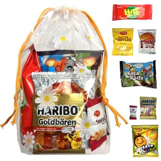 [선물.Dream]학생 단체 간식 학원 답례품 과자 꾸러미 세트 15개, 1박스, 미니주머니간식(총15개)