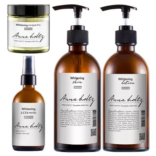안나홀츠 미백 화이트닝 4종세트 스킨 로션 에센스 크림, 1개