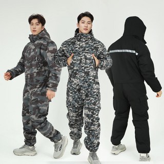 모렉스 겨울 남자 스즈끼 일체형 작업복 오토바이 라이더 방한복 밀리터리 우주복