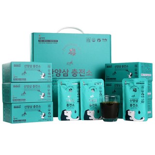 국산 산삼진액 산양삼충전소 산양삼 장뇌삼 산삼 산양산삼 체력만땅 기력만땅 면역만땅 액기스 농축액 원기회복 건강즙 명절선물, 30개, 90ml
