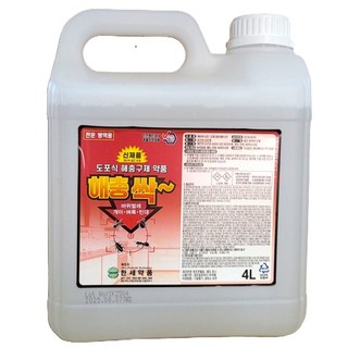 해충싹 바퀴벌레 개미 빈대 벼룩 퇴치 도포제 살충제 델타메트린 개미싹골드 4L, 1개