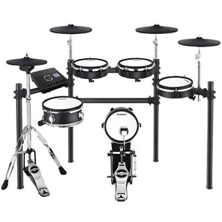 K-STORE 메쉬가죽 전자드럼 입문용 실리콘 키즈 성인 드러머 세트 밴드 가정용 조용한 패드 스틱 디지털 고급, 드럼5+심벌즈4(클레식), 1개