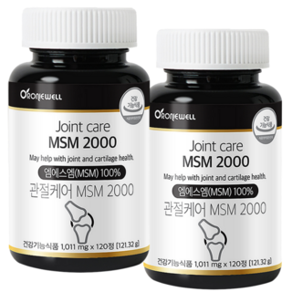 로니웰 관절케어 MSM 2000, 120정, 2개
