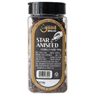 굿테이스티 스타아니스 110g 오향 팔각회향 팔각향 뱅쇼 재료 향신료 시즈닝 파우더, 1개