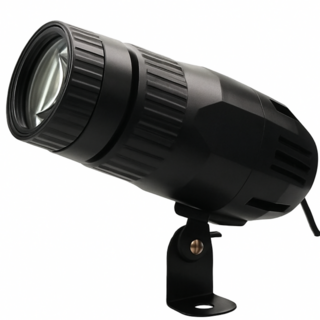 LED리모콘 핀조명4in1 달조명 빔 스포트라이트 플레시 포인트 테이블핀 액자 거울미러볼, 블랙 케이스