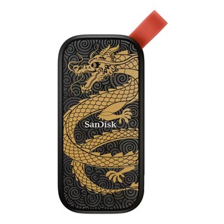 샌디스크 외장 SSD Dragon Edition E30 GD 포터블 드레곤 스페셜에디션, 1TB