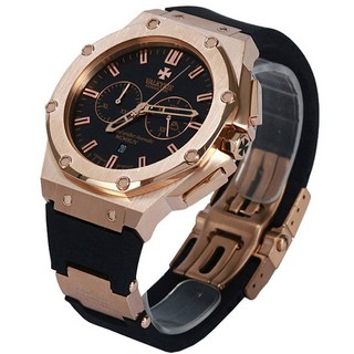 발키리 다스크로노 V-7075AG (올 로즈골드) 골드스틸스트랩+실리콘밴드