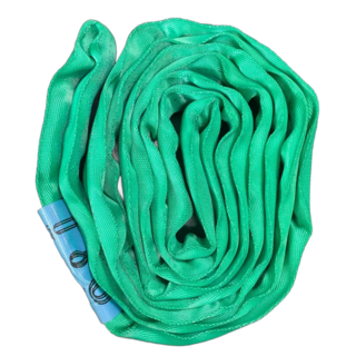 버팔로 라운드슬링 S마크 2톤 크레인바 녹색 원형 엔드레스 화물용 슬링벨트, 1개