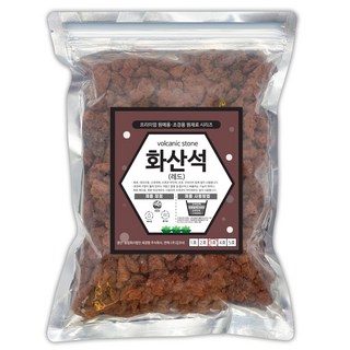 세경팜 레드화산석 화산사2L 바닥재 어항 마감재 마사토, 1개, 3호