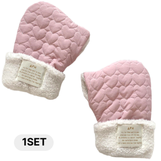 소브리 킥보드 자전거 핸드워머 방한 장갑, 1개, 핑크