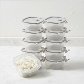 [KS한국] 프리미엄 국산 전자레인지 용기 스팀배출(냉동밥/반찬/국/고구마/닭가슴살/만두), 2세트, 그레이