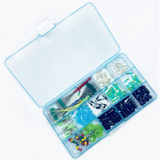 낚시 채비 소품 풀세트 봉돌 목줄쾌속교체홀더 찌스토퍼 편납홀더 찌꽂이 편납, 1개