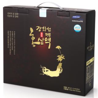 인삼사랑 강화섬 명품 홍삼즙, 90ml x 30포, 2.7L, 1개