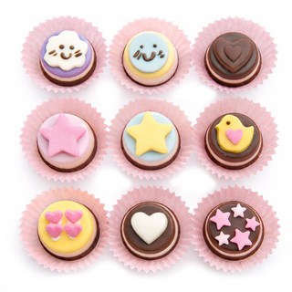 달콤초코 이니셜 큐티파스텔 초콜릿 만들기 세트 A, 11종, 1세트