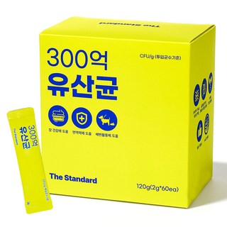 더스탠다드 300억 강아지 고양이 유산균 영양제 프로바이오틱스 프리바이오틱스, 1개, 장건강/유산균, 60회분