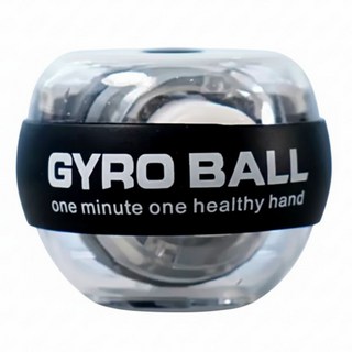 메디코브 전완근 악력 손목 강화 운동기구 오토 자이로볼, 1개, 블랙