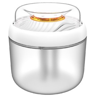 [2026년형] 폭스룸 에어포그 트리플미스트 4L 대용량 초음파 필터가습기 통세척 무소음 무드등형 아기방 침실 사무실용 가습기, 화이트