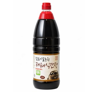 (감로이슬농원) 무방부제 국산콩 전통 재래식 명인 조선 집 간장(5년 숙성), 1.8L, 1개