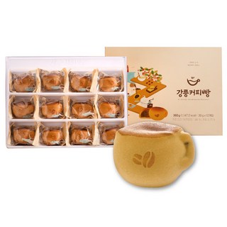 강릉 커피빵 (개별포장) 빵선물세트 디저트 간식, 1개, 360g