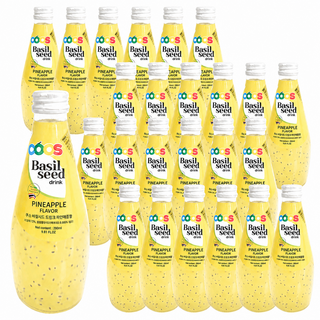 쿠스 바질씨드 드링크 파인애플향, 24개, 290ml