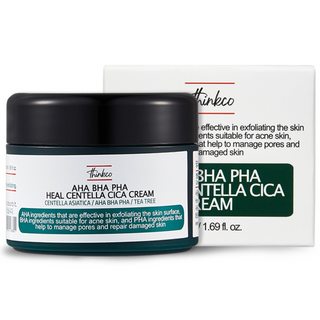 thinkco 積雪草茶樹AHA BHA PHA面霜, 50ml, 1入