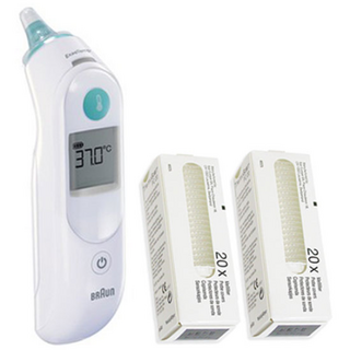 브라운 체온계 IRT-6030 +필터41p + 전용 하드 케이스, 1세트
