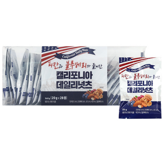 加州每日堅果 28包入, 560g, 1盒