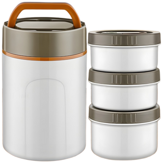 코코리브 스텐 316 보온도시락, 1세트, 화이트