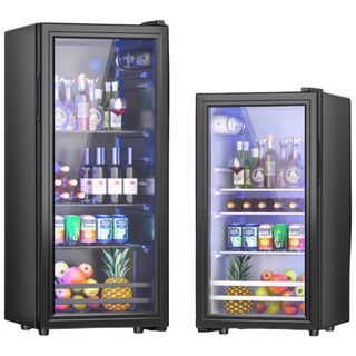 이지쿨링 미니 쇼케이스 냉장고 업소용 술냉장고 소주 맥주 가정용 술장고 음료수, 58L소형(백색등)
