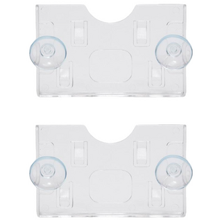 쿤스트마렌 투명 주차 카드 케이스 홀더, 2개, 가로형-흡착판타입