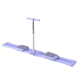 PERFFIER 허벅지 힙업 케겔 운동기구 접이식 스키 머신 홈트 레이닝 무소음, 퍼플