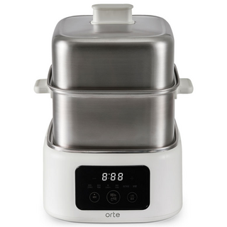 오르테 FULL 스텐 전기 찜기 멀티 쿠커 스팀 계란 삶는기계, FULL스텐 전기찜기
