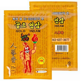 [베스트픽스] 특허품 골드인삼파스 + 호랑이패드 (사은품), 20세트, 25매입