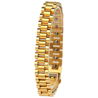 진주모아 99.9998% 로체인 게르마늄 건강팔찌 남성 여성, BGMN01 로체인골드(남성), 1개