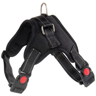 Leopet 中型犬 大型犬 胸背帶, 黑色