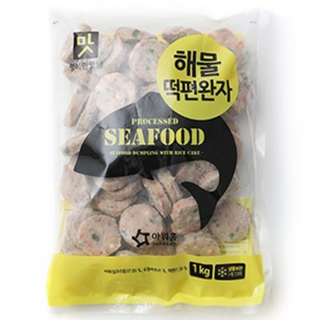 아워홈 해물떡편완자 1kg (약62개), 1개, 단품