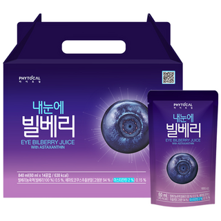 (공식)파이토컬 내눈에빌베리 벌크(56포), 56개, 60ml