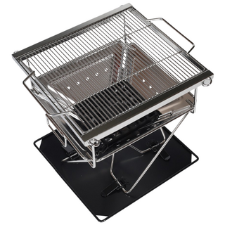 갑도리 석도리 캠핑 프리미엄 사각 화로대 불멍 캠핑 화로, 1개