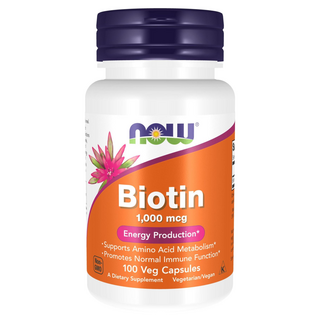 나우푸드 비오틴 1000mcg 에너지 프로덕션 베지 캡슐, 100정, 1개