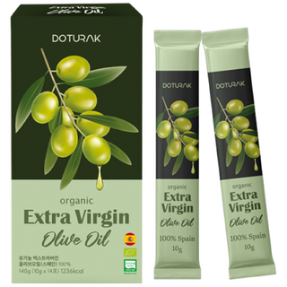 유기농 엑스트라버진 올리브오일 10g x 14포 1박스, 14개, 10ml