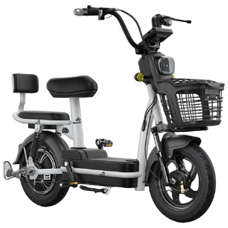 Bacicle 전기자전거 48V 접이식 미니벨로 자토바이 전동 자전거 15Ah 리튬 배터리, LCD-블랙 48V 15A 리튬배터리