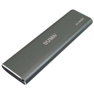 슈마 M.2 NVMe 외장케이스 10Gbps 고속전송, 실버, 1개