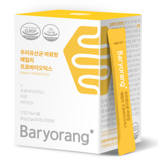 Baryorang 我們的乳酸菌家族益生菌, 60g, 1盒