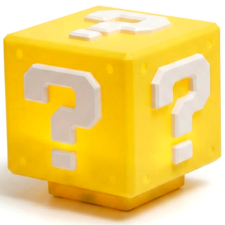 슈퍼마리오 물음표 무드등 캐릭터 수면 취침등 인테리어 소품 선물 효과음 사운드 램프