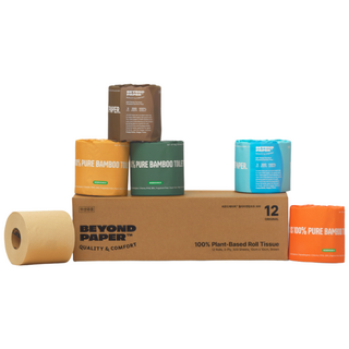 [노브레이너]비욘드페이퍼300 오리지널 - 3겹 롤화장지 친환경 대나무 휴지, 12개입, 1개, 30m